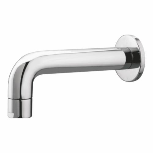 Wall Spout Plain with Wall Flange Chrome